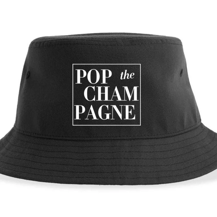 Pop The Champagne Sustainable Bucket Hat