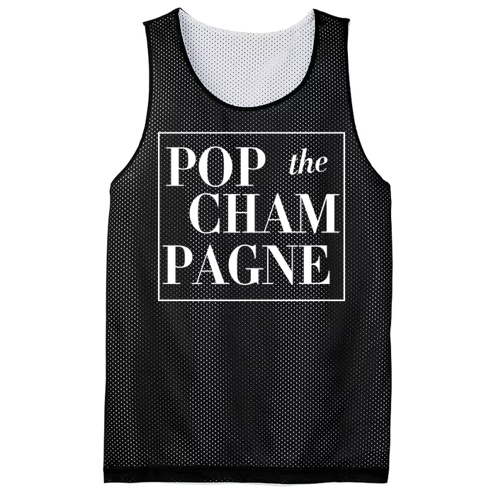 Pop The Champagne Mesh Reversible Basketball Jersey Tank