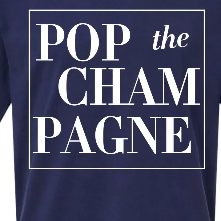 Pop The Champagne Sueded Cloud Jersey T-Shirt