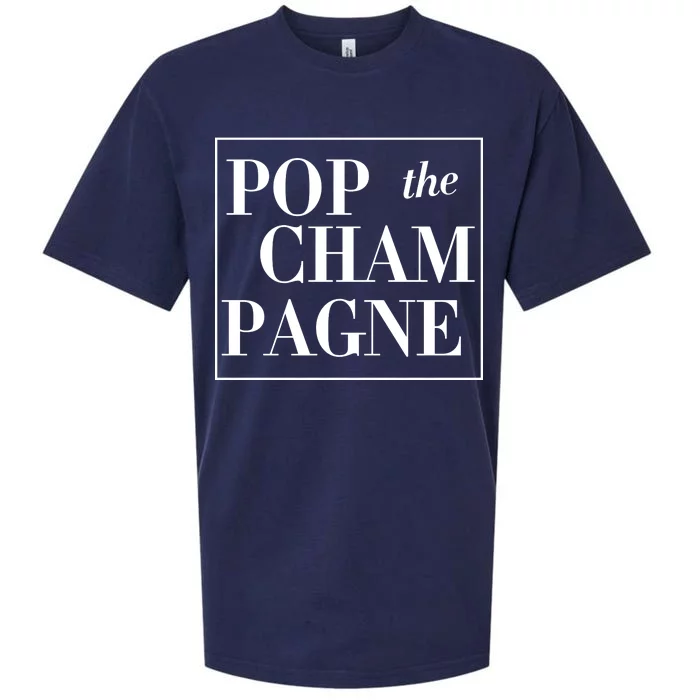 Pop The Champagne Sueded Cloud Jersey T-Shirt