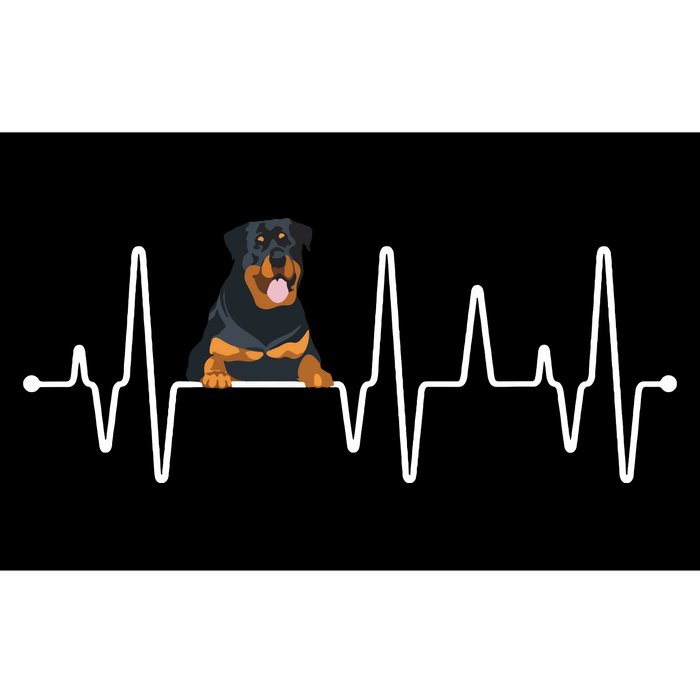 Pet Owner Puppy Heartbeat Gift Rottweiler Bumper Sticker