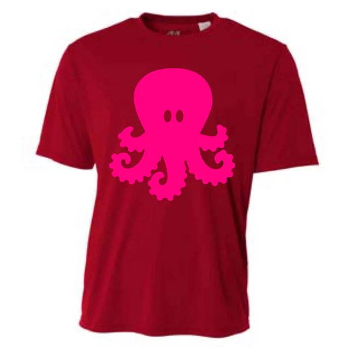 Pink Octopus Cooling Performance Crew T-Shirt