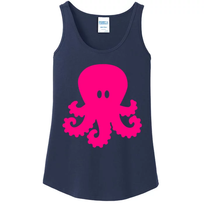 Pink Octopus Ladies Essential Tank