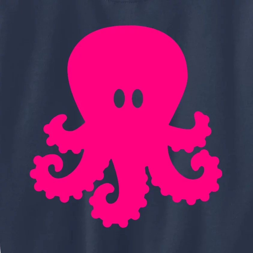 Pink Octopus Kids Sweatshirt