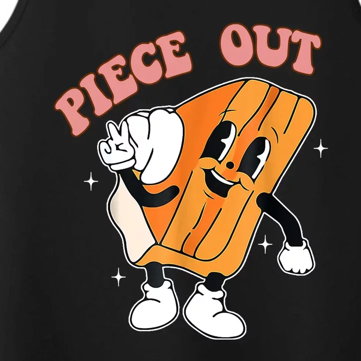 Piece Out Pie Funny Gift Performance Tank