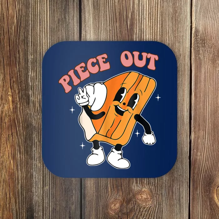 Piece Out Pie Funny Gift Coaster