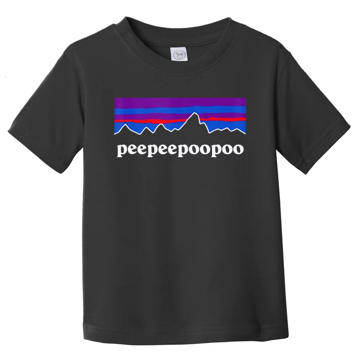 Peepeepoopoo Outdoors Pee Pee Poo Poo 2024 Toddler T-Shirt