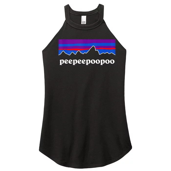 Peepeepoopoo Outdoors Pee Pee Poo Poo 2024 Women’s Perfect Tri Rocker Tank