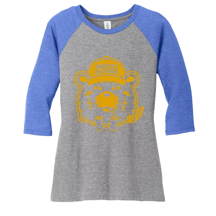 Protect Our Parks Jre Women's Tri-Blend 3/4-Sleeve Raglan Shirt