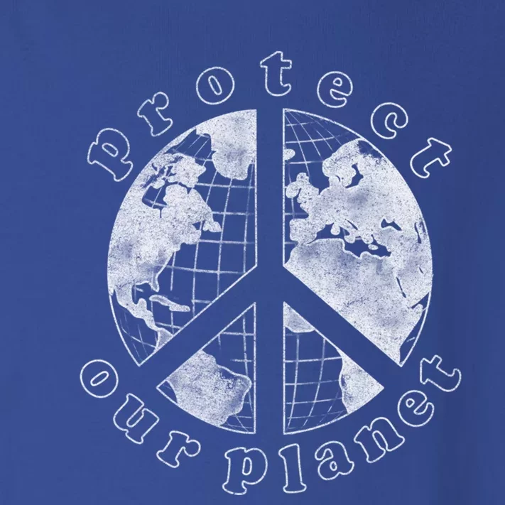 Protect Our Planet Globe Love And Peace Sign Great Gift Toddler Long Sleeve Shirt