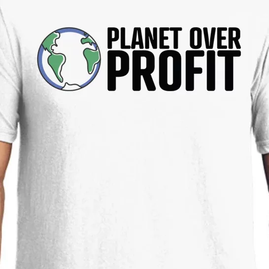 Planet Over Profit Climate Change And Global Warming Cool Gift Pajama Set