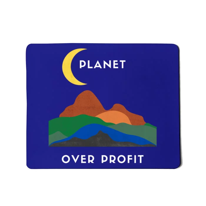 Planet Over Profit Ap Earth Original Cute Gift Mousepad