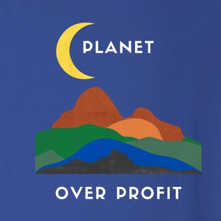 Planet Over Profit Ap Earth Original Cute Gift Toddler Long Sleeve Shirt