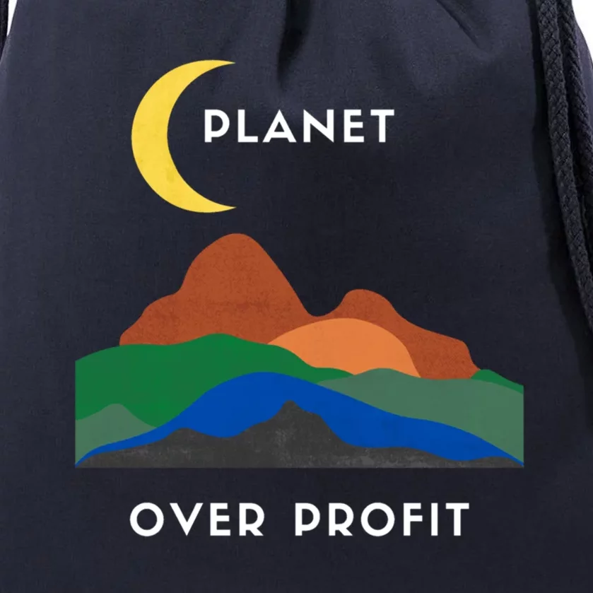 Planet Over Profit Ap Earth Original Cute Gift Drawstring Bag