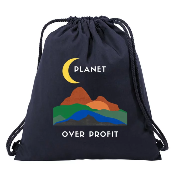 Planet Over Profit Ap Earth Original Cute Gift Drawstring Bag