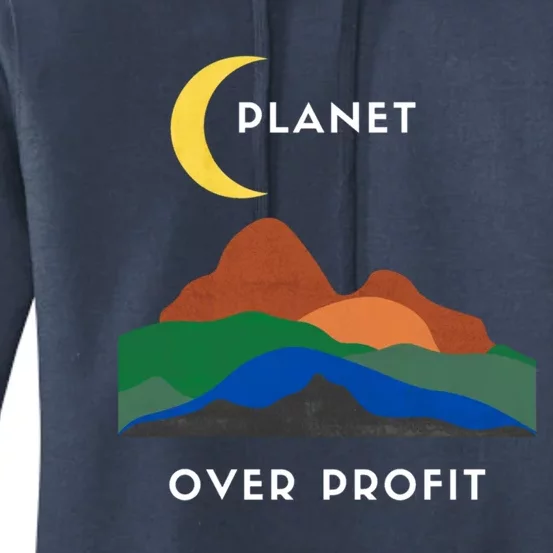 Planet Over Profit Ap Earth Original Cute Gift Women's Pullover Hoodie