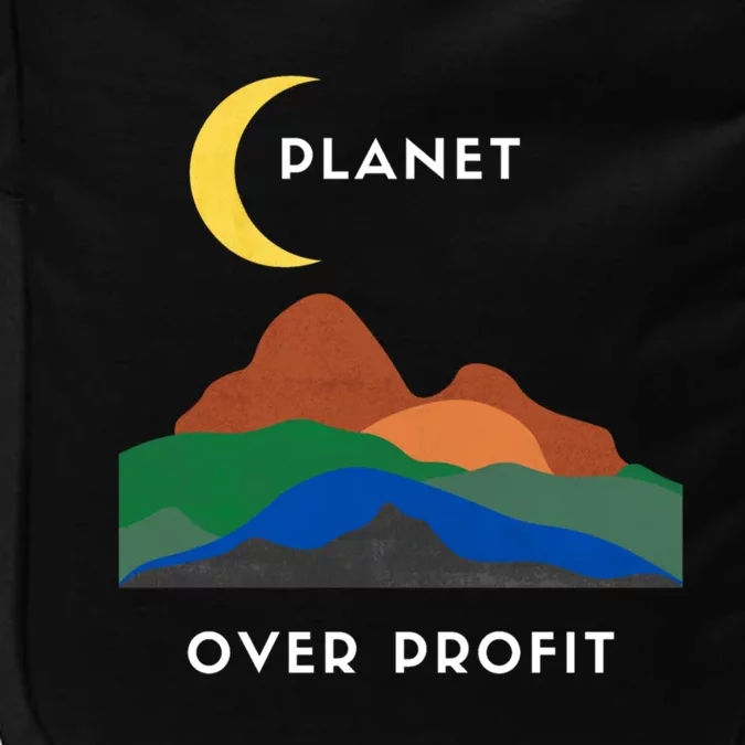 Planet Over Profit Ap Earth Original Gift Impact Tech Backpack