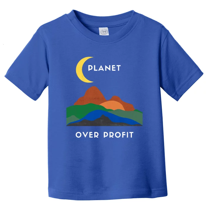 Planet Over Profit Ap Earth Original Gift Toddler T-Shirt