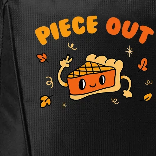 Piece Out Pie Slice Thanksgiving Dinner Favorite Food City Backpack