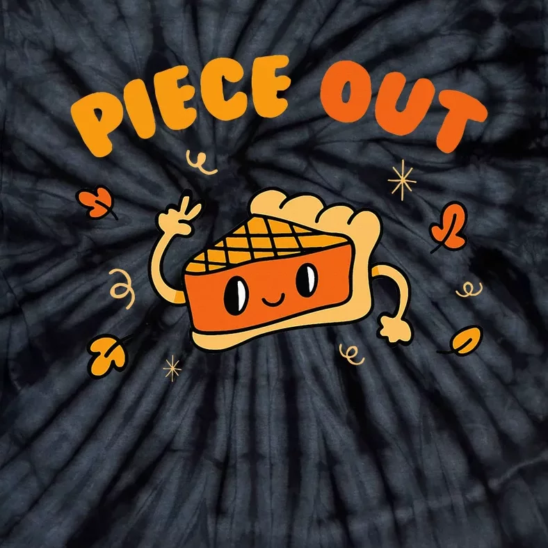 Piece Out Pie Slice Thanksgiving Dinner Favorite Food Tie-Dye T-Shirt