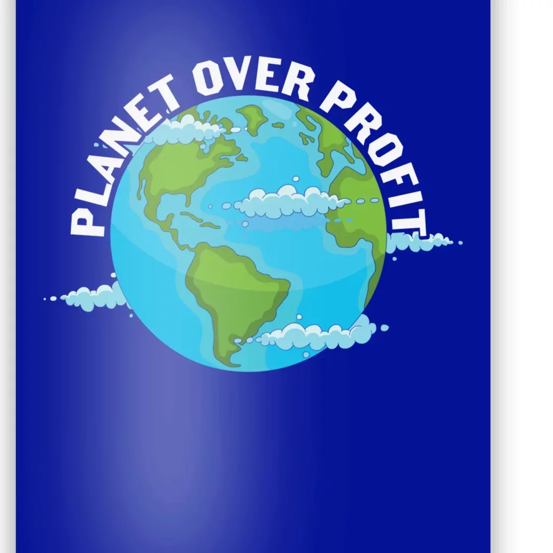 Planet Over Profit Earth Day Environtal Gift Poster