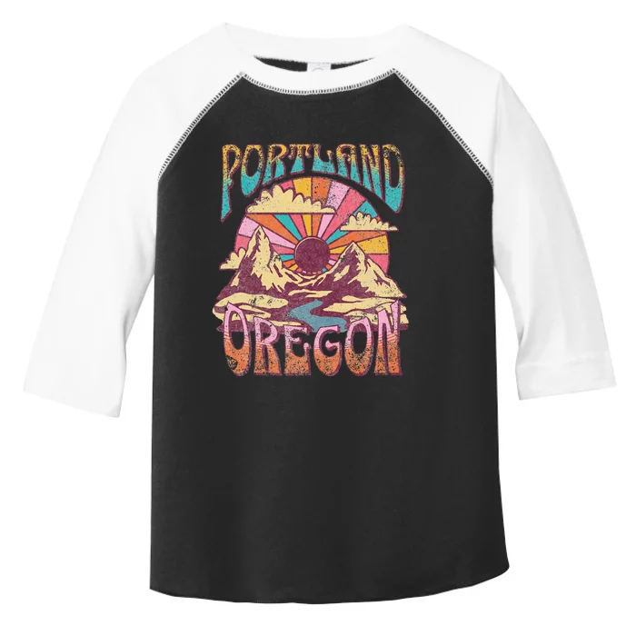 Portland Oregon Toddler Fine Jersey T-Shirt