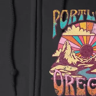 Portland Oregon Full Zip Hoodie