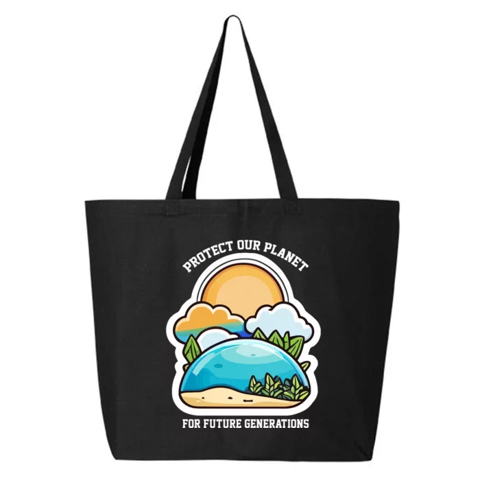 Protect Our Planet For Future Generations 25L Jumbo Tote