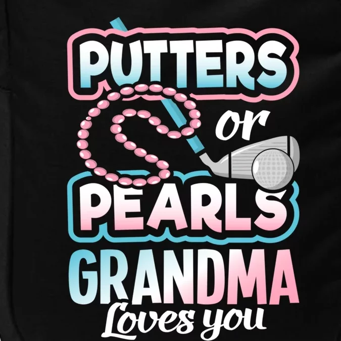 Putters Or Pearls Gender Reveal Grandma Baby Party Supplies Impact Tech Backpack