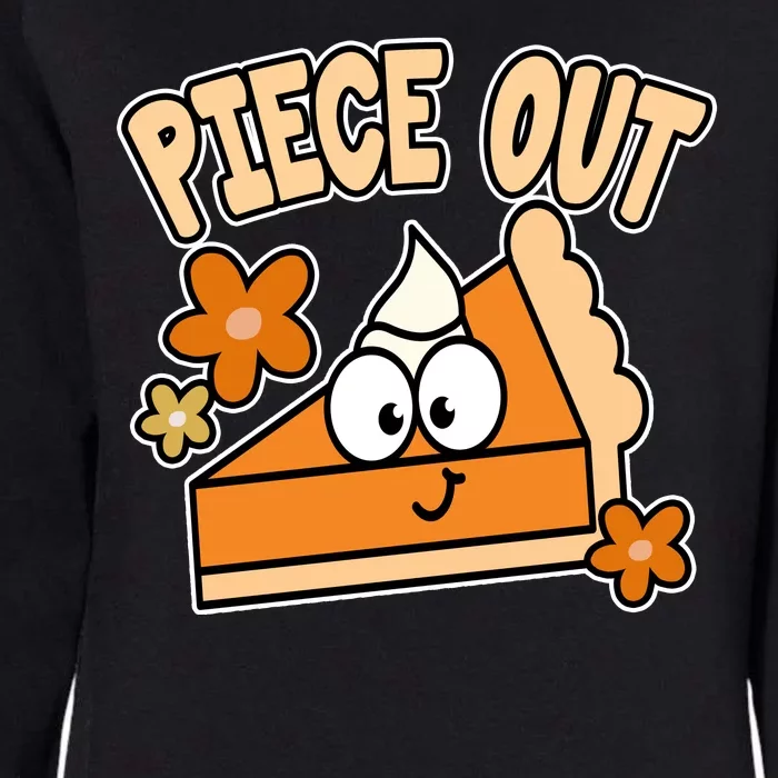 Piece Out Pumpkin Pie Funny Womens California Wash Sweatshirt