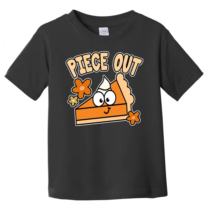 Piece Out Pumpkin Pie Funny Toddler T-Shirt