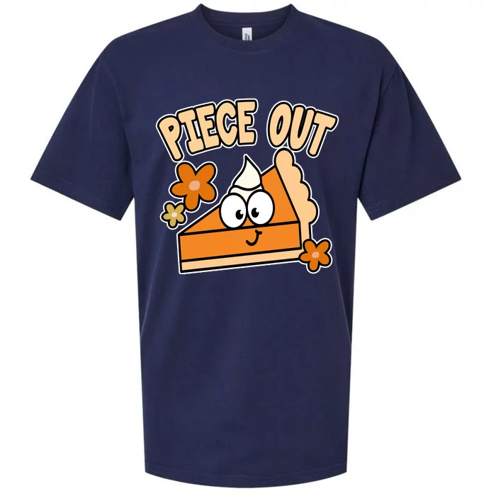 Piece Out Pumpkin Pie Funny Sueded Cloud Jersey T-Shirt