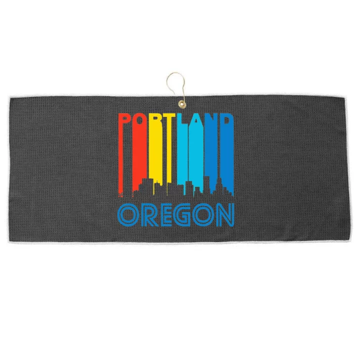 Premium Oregon Portland Home State Large Microfiber Waffle Golf Towel