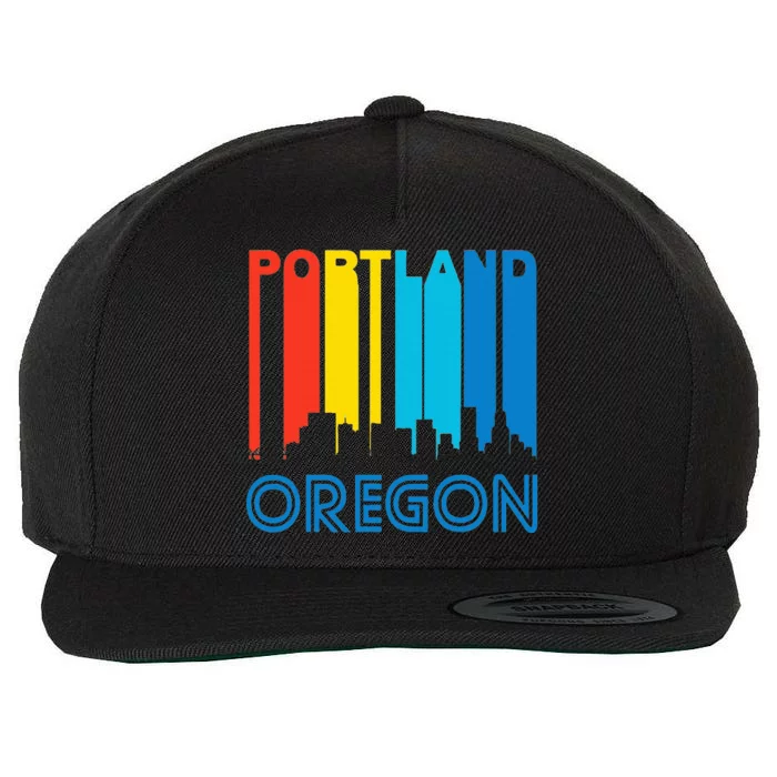 Premium Oregon Portland Home State Wool Snapback Cap