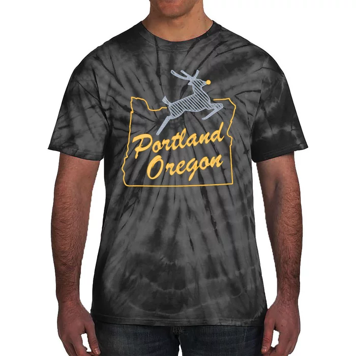 Portland Oregon Tie-Dye T-Shirt