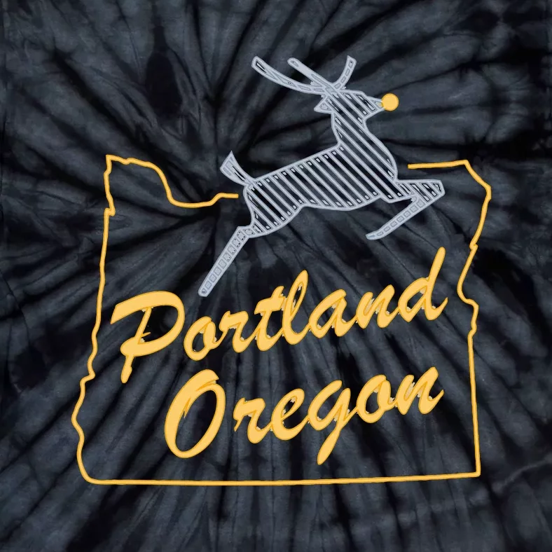 Portland Oregon Tie-Dye T-Shirt