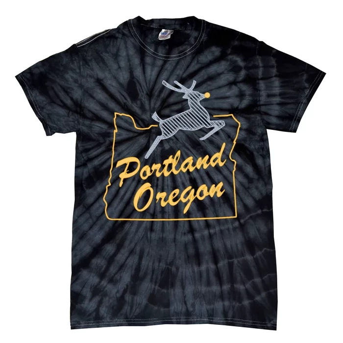 Portland Oregon Tie-Dye T-Shirt