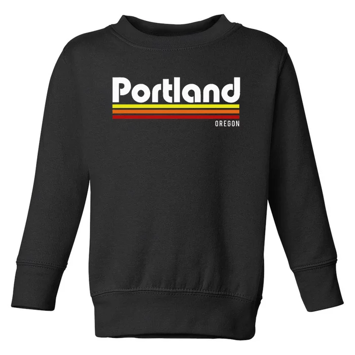 Portland Oregon Toddler Sweatshirt