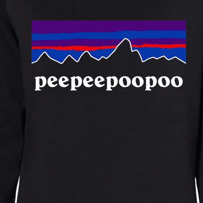 Peepee.Poopoo Outdoors Peepeepoopoo Womens California Wash Sweatshirt