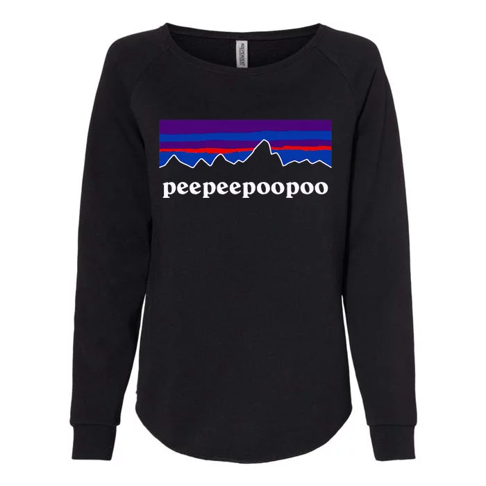 Peepee.Poopoo Outdoors Peepeepoopoo Womens California Wash Sweatshirt