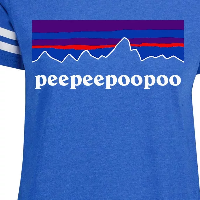 Peepee.Poopoo Outdoors Peepeepoopoo Enza Ladies Jersey Football T-Shirt