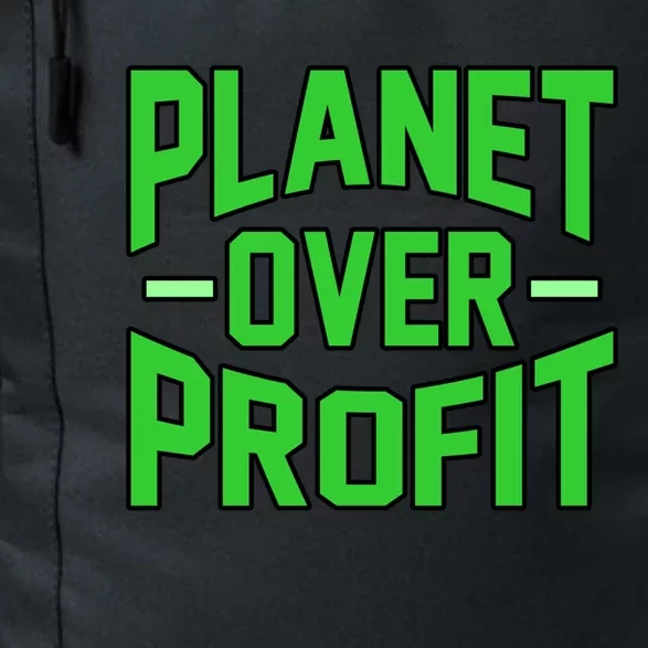 Planet Over Profit Save Earth Day Support Graphic Gift Daily Commute Backpack