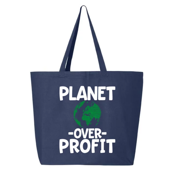 Planet Over Profit Funny Gift 25L Jumbo Tote