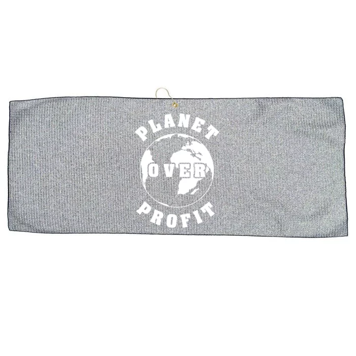 Planet Over Profit Gift Large Microfiber Waffle Golf Towel