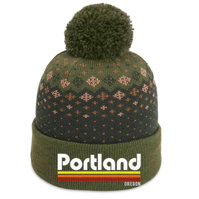 Portland Oregon The Baniff Cuffed Pom Beanie