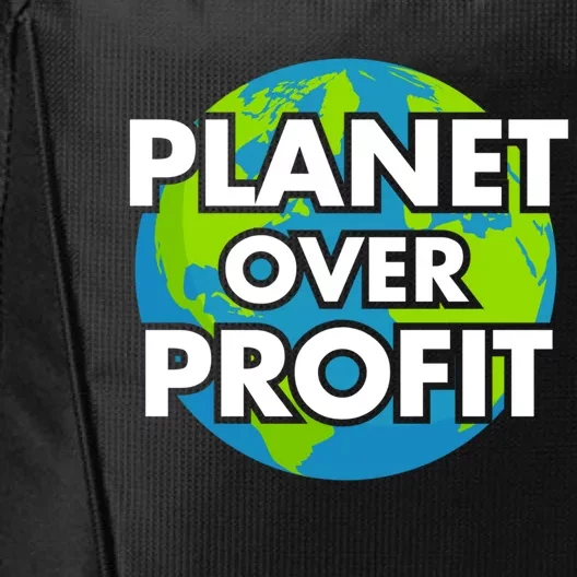 Planet Over Profit Gift City Backpack