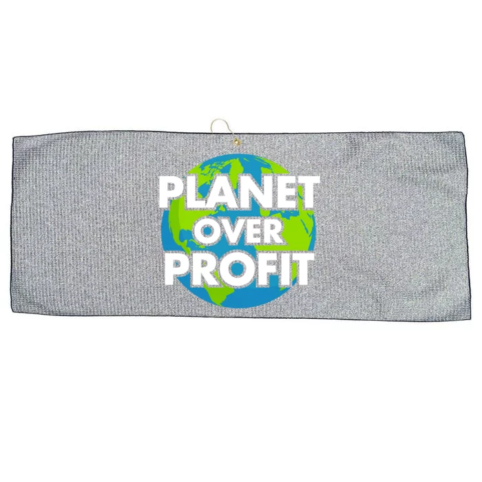 Planet Over Profit Gift Large Microfiber Waffle Golf Towel