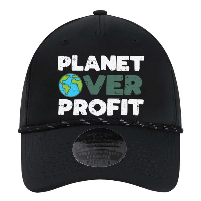 Planet Over Profit Earth Day 2020 Environt Lover Gift Performance The Dyno Cap