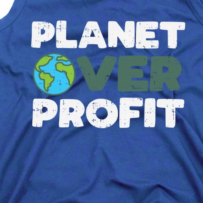 Planet Over Profit Earth Day 2020 Environt Lover Gift Tank Top