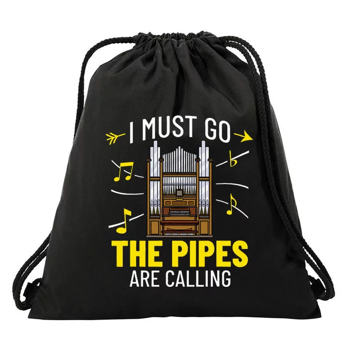 Pipe Organ Piano Organist Instrument Music Musician Drawstring Bag